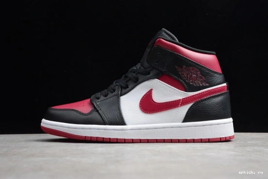 Cheap EP 554724-066 Air 554724-066 Jordan Mid  Bred Toe 1 0107